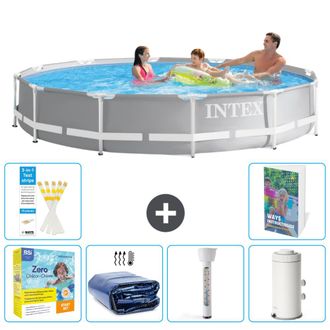 Intex Piscina Prism Frame Redonda - 366x76 Cm - 7-piezas S10