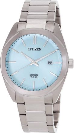 Citizen Quartz Mens Light Blue Dial Watch BI5110-54M