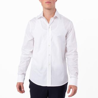 Bally Adrian Brody Long-Sleeve Dress Shirt, Brand Size 48 ( US Size 38 )