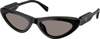 Miu Miu MUB11SU 16K80Q Womens Sunglasses Black Size 55