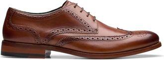 Clarks Bruine Brogue Veterschoen - Heren - Veterschoenen - Bruin - 39 1/2 EU - Leer - Schoenen