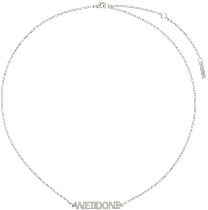 【関税込み】We11done シルバー Lettering ブレスレット We11done Silver Key Charm Chain Bracelet from $152.00 - on