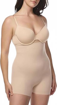 TC Fine Intimates Sleek Essentials Hi-Waist Boy Short In Warm Beige