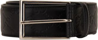 Gucci Leren Riem - Heren - Riemen - Zwart - 70 CM - Leer - Accessoires
