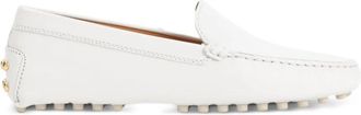 Tod's Leren Sandalen - Dames - Loafers - Wit - 37 EU - Leer - Schoenen