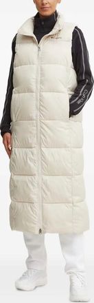 Columbia quilted long gilet - Neutrals