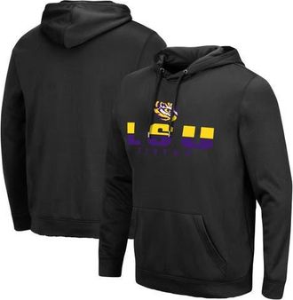 Colosseum Mens Colosseum Black LSU Tigers Lantern Pullover Hoodie at Nordstrom, Size Xx-Large