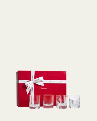 Baccarat Four Elements Double Old-Fashioneds, Set of 4