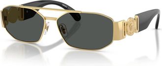 Versace Ve 2287 Zonnebrillen - Heren - Zonnebrillen - Geel - 58 MM - Accessoires