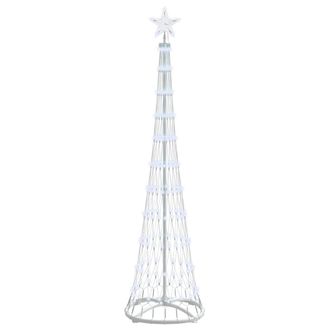 vidaXL &Aacute;rbol De Navidad Led Con 230 Led Fr&iacute;o 51 X 51 X 190 Cm Metal Vidaxl
