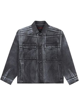 Ottolinger Denim shirtjack - Zwart
