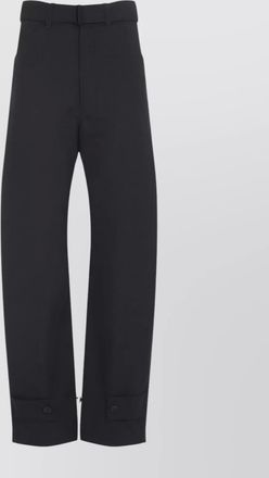 Christophe Lemaire curved-leg relaxed-fit tailored trousers