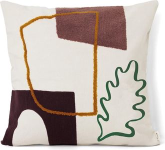 Ferm Living Mirage Kissen 50 x 50 cm, Leaf