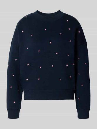 Tom Tailor Denim Regular Fit Sweatshirt aus reiner Baumwolle in Marine, Gr&ouml;&szlig;e XS