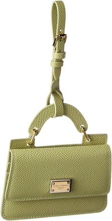 Dolce & Gabbana Logo Leather Key Chain Card Holder