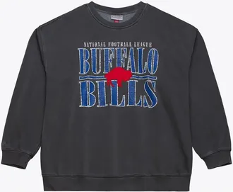 Mitchell & Ness Mens Mitchell & Ness Black Buffalo Bills Downtown Crew Vintage Logo Sweatshirt at Nordstrom, Size Xxx-Large