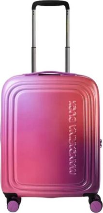 Mandarina Duck Koffers, unisex, Roze, S, Logoduck+ Aurora Uitbreidbare Cabine Hard Trolley