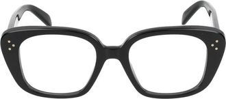Celine Glasses, unisex, Black, Size: 51 MM Bold 3 Dots Optical Frame