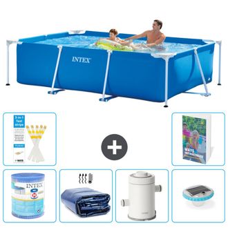 Intex Piscina Con Estructura Rectangular - 260x160x65 Cm - 7-piezas S101