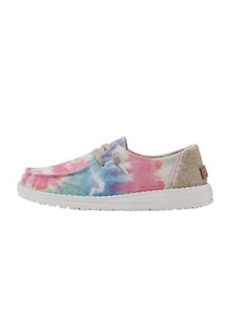 Hey Dude Womens Wendy Sneakers In Boho Mandala Tie Dye