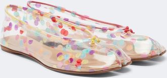 Maison Margiela Bailarinas Tabi estampadas