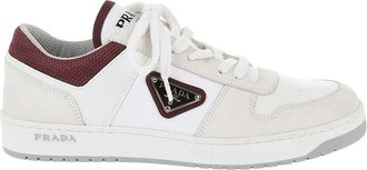 Prada White Logo Enamel Sneakers