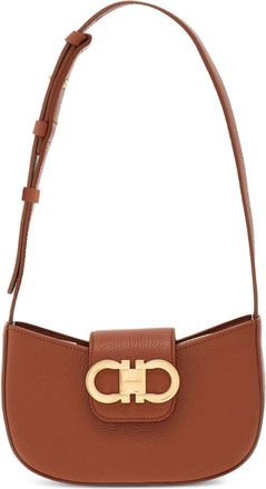 Ferragamo dubbele Gancini lederen minitas