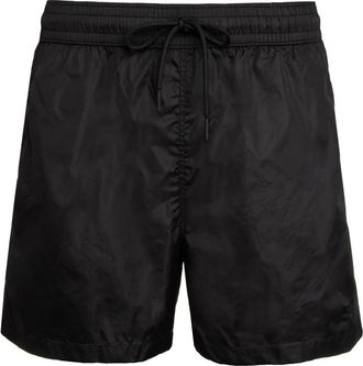 THE (ALPHABET) 01 Shorts - Heren - Strandmode - Zwart - M - Nylon - Badmode