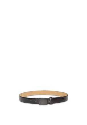 Calvin Klein Lederg&uuml;rtel CALVIN KLEIN TITLECASE PLAQUE BUCKLE 32MM, Herren, Gr. 11,5, schwarz (schwarz, schwarz), Rindsleder, unifarben, G&uuml;rtel Lederg&uuml;rtel, Gr&ouml;sse