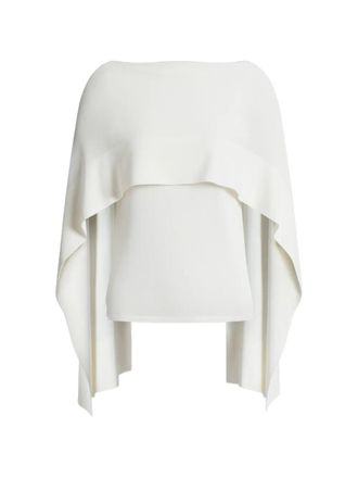 Alberta Ferretti Cape Shirt