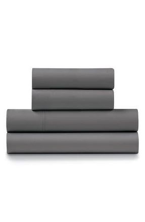 Ella Jayne Home 1200 Thread Count Cotton Sateen 4-Piece Sheet Set in Steel at Nordstrom Rack, Size California King