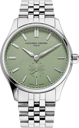 Frederique Constant Fr&eacute;d&eacute;rique Classics Index Small Seconds Mens Silver Watch FC-530GR3B6B Stainless Steel - One Size