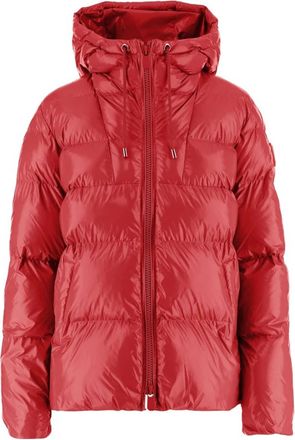 Pinko Pinko, Jassen, Dames, Rood, XL, Leer, Eleodoro Jas