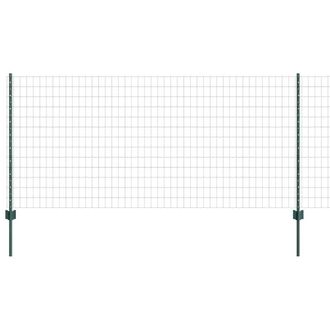 Berkfield Home Euro Fence with 11 U Posts Green 1x25 m Steel