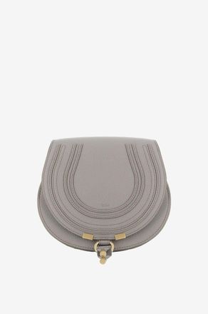 Chlo&eacute; Schultertasche aus genarbtem Leder Marcie Small