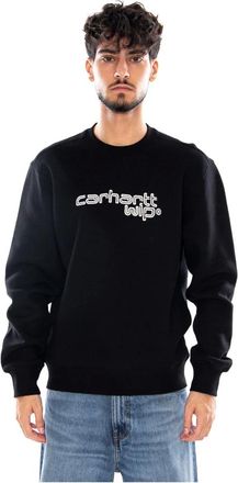 Carhartt Work in Progress Wireless Sweat - Heren - Sweatshirts & Hoodies - Zwart - Maat: 2XL Katoen