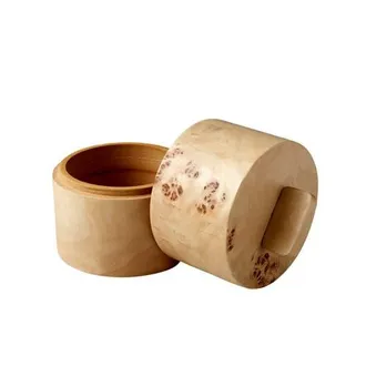 Be Home Uma Burl Wood Box in Natural at Nordstrom