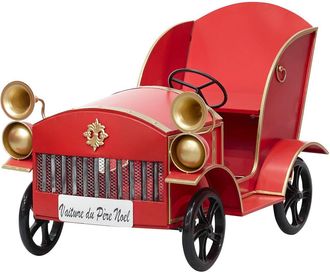 F&eacute;&eacute;ric Lights & Christmas Coche Navide&ntilde;o De Metal, 151 Cm De Largo - Feeric Lights & Christmas