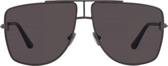 Tom Ford Eliott-02 Smoke Pilot Unisex Sunglasses FT1307 08A 59