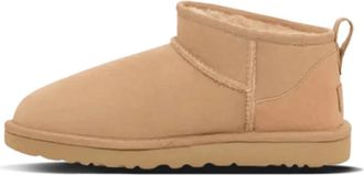 UGG Bruin Driftwood Klassieke Ultra Mini Laars - Dames - Winterlaarzen - Beige - 39 EU - Wol - Schoenen