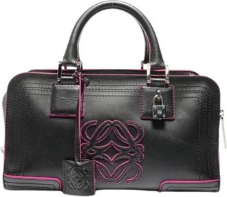 Loewe Pre-owned Handbags, female, Black, Size: ONE SIZE Pre-owned Amazona Handbag