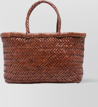 Dragon Diffusion mini flat gora leather tote bag