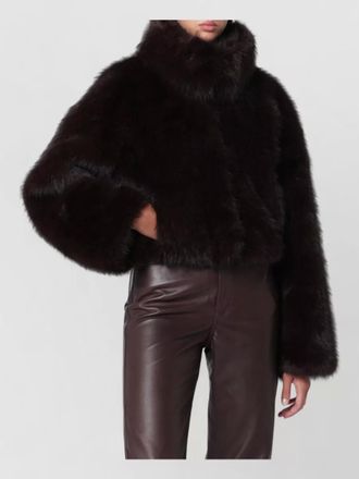 Rotate faux fur jacket
