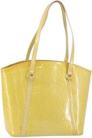 Louis Vuitton Pre-owned Handbags, female, Yellow, Size: ONE SIZE Pre-owned Vintage Handbag