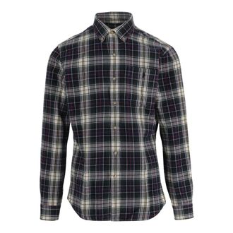 Polo Ralph Lauren Overhemden, Heren, Veelkleurig, M, Katoen, Cotton Checkered Shirt