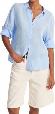 Velvet Brighton Button-Up Shirt In Shadow