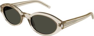 Saint Laurent Eyewear SL567 Sunglasses - Beige