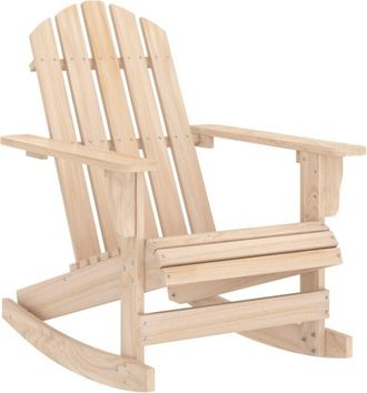 vidaXL Vidaxl - Silla Mecedora De Jard&iacute;n Adirondack Madera Maciza De Abeto