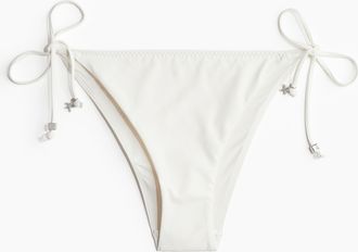 H&M Tie-Tanga Bikinihose - White