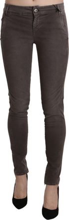 Ermanno Scervino Low Waist Skinny Slim Trouser Cotton Womens Jeans